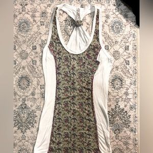 Country floral tank top